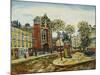 La Place a Montmartre-Elisee Maclet-Mounted Giclee Print