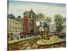 La Place a Montmartre-Elisee Maclet-Stretched Canvas