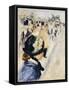 La Place Clichy, circa 1880-Pierre-Auguste Renoir-Framed Stretched Canvas