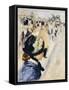 La Place Clichy, circa 1880-Pierre-Auguste Renoir-Framed Stretched Canvas