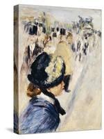 La Place Clichy, circa 1880-Pierre-Auguste Renoir-Stretched Canvas