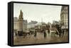La place Clichy en 1896-Edmond Grandjean-Framed Stretched Canvas
