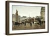 La place Clichy en 1896-Edmond Grandjean-Framed Giclee Print