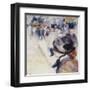 La Place Clichy-Pierre-Auguste Renoir-Framed Art Print