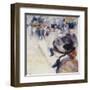 La Place Clichy-Pierre-Auguste Renoir-Framed Art Print