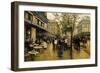 La Place de l'Opera, Paris-Ulpiano Checa Y Sanz-Framed Giclee Print