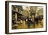 La Place De L'Opera, Paris-Ulpiano Checa Y Sanz-Framed Giclee Print