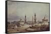 La Place de la Concorde entre 1836 et 1838-William Wyld-Framed Stretched Canvas