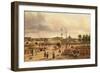 La Place De La Concorde in 1829-Guiseppe Canella-Framed Giclee Print