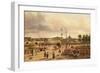 La Place De La Concorde in 1829-Guiseppe Canella-Framed Giclee Print