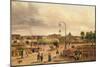 La Place De La Concorde in 1829-Guiseppe Canella-Mounted Giclee Print