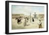 La Place De La Concorde (Oil on Board)-Vicente De Paredes-Framed Giclee Print