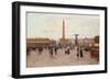 La Place De La Concorde-Luigi Loir-Framed Giclee Print