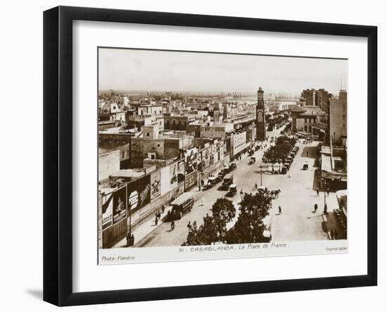 La Place De La France - Casablanca, Morocco-null-Framed Photographic Print