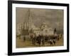 La place du Gouvernement à Alger-Adrien Dauzats-Framed Giclee Print