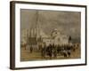 La place du Gouvernement à Alger-Adrien Dauzats-Framed Giclee Print