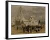 La place du Gouvernement à Alger-Adrien Dauzats-Framed Giclee Print