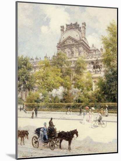 La Place Du Louvre, 1902-Louis Beraud-Mounted Giclee Print