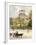 La Place Du Louvre, 1902-Louis Beraud-Framed Giclee Print