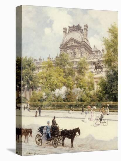 La Place Du Louvre, 1902-Louis Beraud-Stretched Canvas