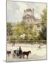 La Place du Louvre-Louis Beraud-Mounted Giclee Print