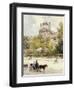 La Place du Louvre-Louis Beraud-Framed Premium Giclee Print