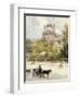 La Place du Louvre-Louis Beraud-Framed Premium Giclee Print