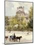 La Place du Louvre-Louis Beraud-Mounted Giclee Print