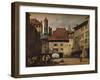 'La Place du Molard, Geneva,' c1830-Richard Parkes Bonington-Framed Giclee Print