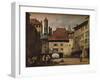 'La Place du Molard, Geneva,' c1830-Richard Parkes Bonington-Framed Giclee Print