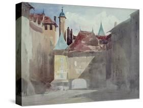 La Place Du Molard, Geneva-Richard Parkes Bonington-Stretched Canvas