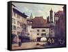 La Place Du Molard-Richard Parkes Bonington-Framed Stretched Canvas