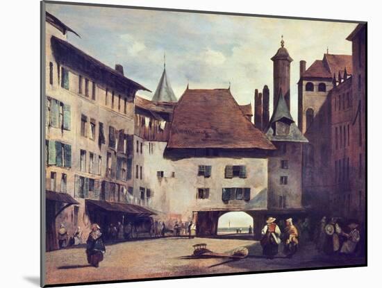 La Place Du Molard-Richard Parkes Bonington-Mounted Giclee Print