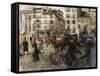 La Place Pigalle, 1874-Giovanni Boldini-Framed Stretched Canvas