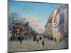 La Place Valhubert, Paris, C1860-1927-Armand Guillaumin-Mounted Giclee Print