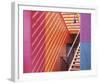La Placita Staircase-Tom Mackie-Framed Giclee Print