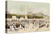 La Plage a Deauville-Luigi Loir-Stretched Canvas