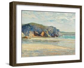 La Plage À Morgat, Finistère, 1899-Maxime Emile Louis Maufra-Framed Giclee Print