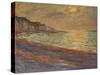 La plage a Pourville, soleil couchant (Beach at Pourville, sunset) Oil on canvas, 1882 60 x 73 cm .-Claude Monet-Stretched Canvas