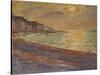 La plage a Pourville, soleil couchant (Beach at Pourville, sunset) Oil on canvas, 1882 60 x 73 cm .-Claude Monet-Stretched Canvas