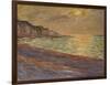 La plage a Pourville, soleil couchant (Beach at Pourville, sunset) Oil on canvas, 1882 60 x 73 cm .-Claude Monet-Framed Giclee Print