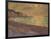 La plage a Pourville, soleil couchant (Beach at Pourville, sunset) Oil on canvas, 1882 60 x 73 cm .-Claude Monet-Framed Giclee Print