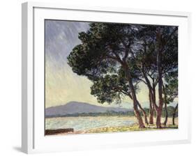 La Plage de Juan-Les-Pins, 1888-Claude Monet-Framed Giclee Print