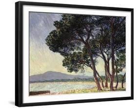 La Plage de Juan-Les-Pins, 1888-Claude Monet-Framed Giclee Print