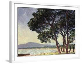 La Plage de Juan-Les-Pins, 1888-Claude Monet-Framed Giclee Print