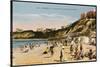 La Plage De La Cote Des Basques at Biarritz, on the Cote D'Atlantique-null-Stretched Canvas