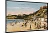 La Plage De La Cote Des Basques at Biarritz, on the Cote D'Atlantique-null-Mounted Photographic Print