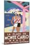 La Plage de Monte Carlo Beach-Alfred Tolmer-Mounted Art Print