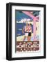 La Plage de Monte Carlo Beach-Alfred Tolmer-Framed Art Print