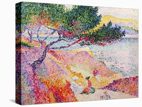 La Plage de Saint-Clair, 1906-07-Henri Edmond Cross-Stretched Canvas